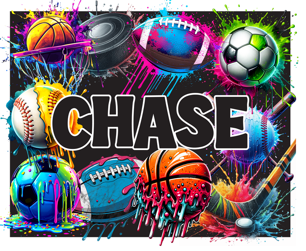 REMOVABLE WALL STICKERS-SPORTS DRIP